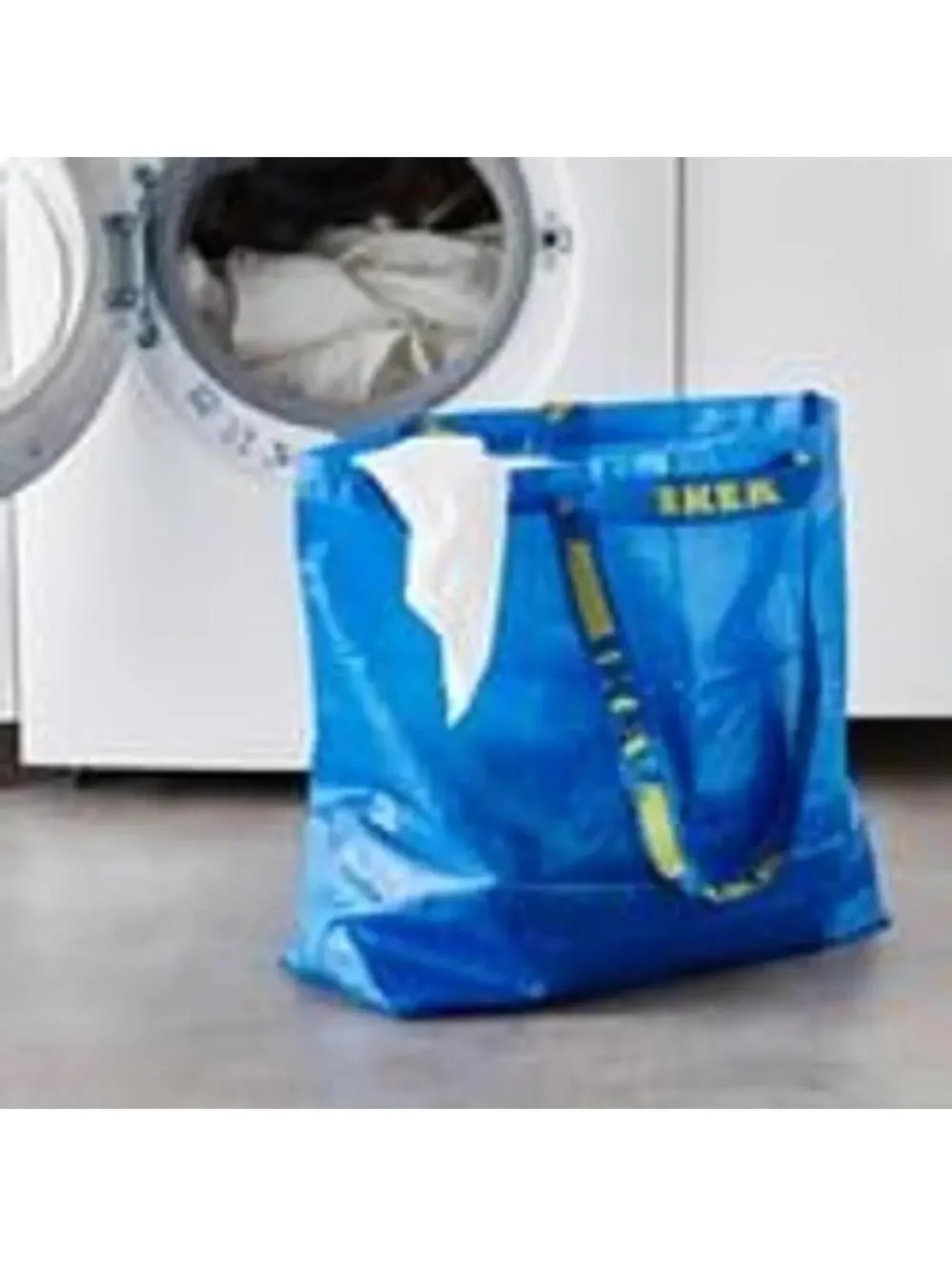 IKEA Blue Large Shopping Bag Tote Reusable Grocery Laundry Tote 6 Pack
